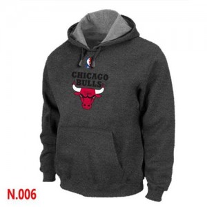 Pullover Sweat à capuche Chicago Bulls NBA Noir - Homme