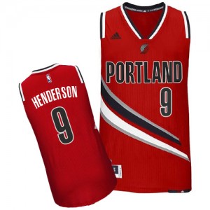 Maillot Swingman Portland Trail Blazers NBA Alternate Rouge - #9 Gerald Henderson - Homme