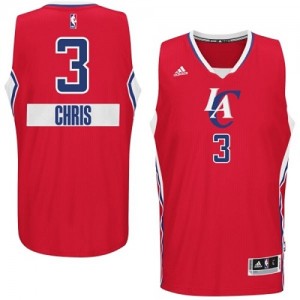 Maillot NBA Los Angeles Clippers #3 Chris Paul Rouge Adidas Authentic 2014-15 Christmas Day - Homme