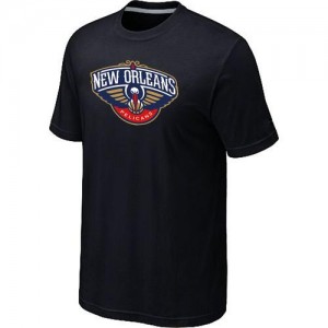 New Orleans Pelicans Big & Tall Noir Tee-Shirt d'équipe de NBA Magasin d'usine - pour Homme