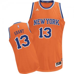 Maillot NBA New York Knicks #13 Jerian Grant Orange Adidas Swingman Alternate - Homme