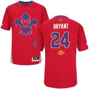 Maillot NBA Authentic Kobe Bryant #24 Los Angeles Lakers 2014 All Star Rouge - Homme