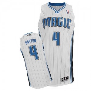 Maillot NBA Blanc Elfrid Payton #4 Orlando Magic Home Authentic Homme Adidas