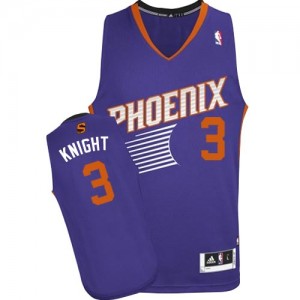 Maillot Adidas Violet Road Authentic Phoenix Suns - Brandon Knight #3 - Homme