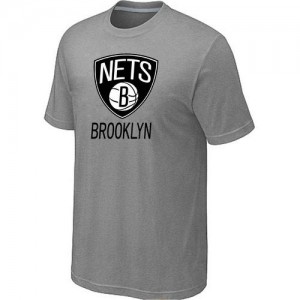 Tee-Shirt Gris Big & Tall Brooklyn Nets - Homme