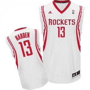 Houston Rockets #13 Adidas Home Blanc Swingman Maillot d'équipe de NBA boutique en ligne - James Harden pour Enfants