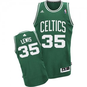 Maillot Swingman Boston Celtics NBA Road Vert (No Blanc) - #35 Reggie Lewis - Homme