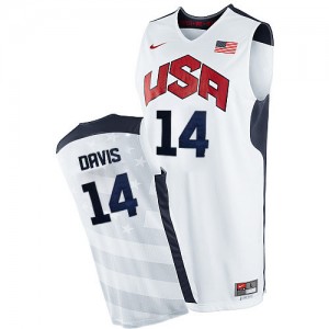 Maillot NBA Authentic Anthony Davis #14 Team USA 2012 Olympics Blanc - Homme