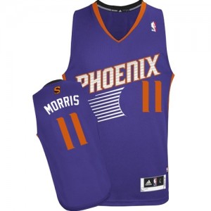 Maillot Authentic Phoenix Suns NBA Road Violet - #11 Markieff Morris - Homme