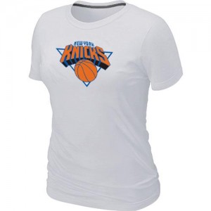 Tee-Shirt Blanc Big & Tall New York Knicks - Femme