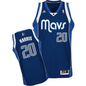 Dallas Mavericks Devin Harris #20 Alternate Swingman Maillot d'équipe de NBA - Bleu marin pour Homme