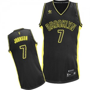 Maillot NBA Swingman Joe Johnson #7 Brooklyn Nets Electricity Fashion Noir - Homme