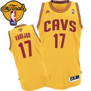 Maillot NBA Swingman Anderson Varejao #17 Cleveland Cavaliers Alternate 2015 The Finals Patch Or - Homme
