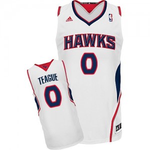 Maillot NBA Swingman Jeff Teague #0 Atlanta Hawks Home Blanc - Homme