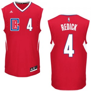 Los Angeles Clippers JJ Redick #4 Road Authentic Maillot d'équipe de NBA - Rouge pour Homme