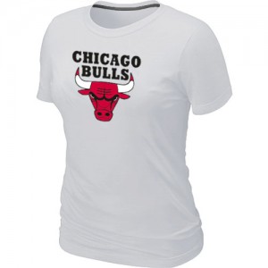 Tee-Shirt NBA Chicago Bulls Big & Tall Blanc - Femme