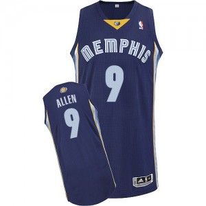 Maillot Authentic Memphis Grizzlies NBA Road Bleu marin - #9 Tony Allen - Homme