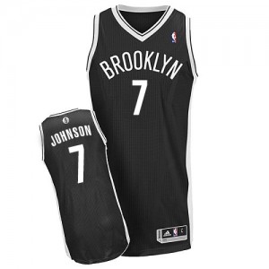 Maillot NBA Authentic Joe Johnson #7 Brooklyn Nets Road Noir - Homme