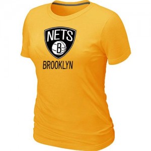 Tee-Shirt NBA Brooklyn Nets Jaune Big & Tall - Femme
