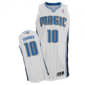 Orlando Magic Evan Fournier #10 Home Authentic Maillot d'équipe de NBA - Blanc pour Homme