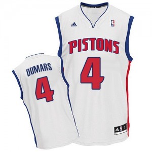 Maillot NBA Swingman Joe Dumars #4 Detroit Pistons Home Blanc - Homme