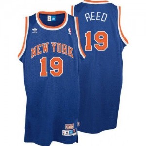 New York Knicks #19 Adidas Throwback Bleu royal Swingman Maillot d'équipe de NBA préférentiel - Willis Reed pour Homme