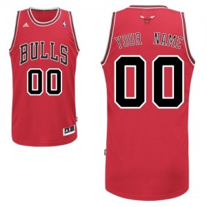 Maillot Chicago Bulls NBA Road Rouge - Personnalisé Swingman - Homme