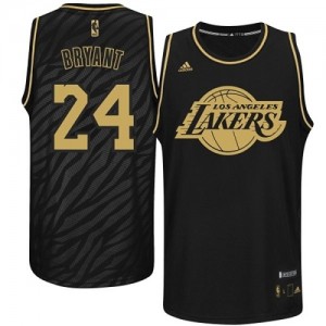 Maillot NBA Authentic Kobe Bryant #24 Los Angeles Lakers Precious Metals Fashion Noir - Homme
