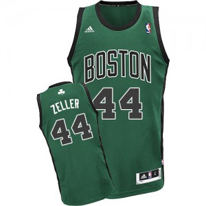 Boston Celtics Tyler Zeller #44 Alternate Swingman Maillot d'équipe de NBA - Vert (No. noir) pour Homme
