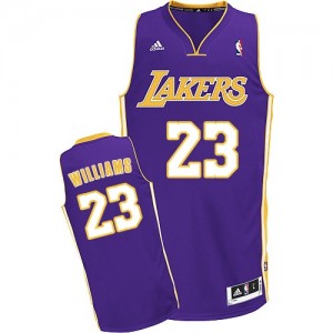 Maillot Adidas Violet Road Swingman Los Angeles Lakers - Louis Williams #23 - Homme