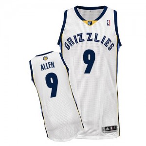 Memphis Grizzlies #9 Adidas Home Blanc Authentic Maillot d'équipe de NBA Peu co?teux - Tony Allen pour Homme