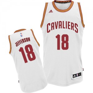 Cleveland Cavaliers #18 Adidas Home Blanc Swingman Maillot d'équipe de NBA en vente en ligne - Richard Jefferson pour Homme