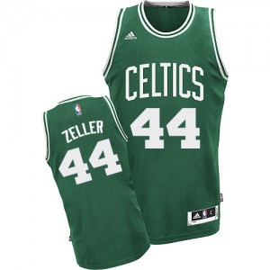 Boston Celtics Tyler Zeller #44 Road Swingman Maillot d'équipe de NBA - Vert (No Blanc) pour Homme