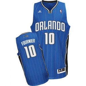 Orlando Magic #10 Adidas Road Bleu royal Swingman Maillot d'équipe de NBA pas cher - Evan Fournier pour Homme