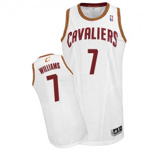 Cleveland Cavaliers Mo Williams #7 Home Authentic Maillot d'équipe de NBA - Blanc pour Homme