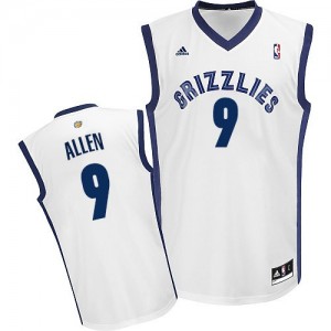 Memphis Grizzlies Tony Allen #9 Home Swingman Maillot d'équipe de NBA - Blanc pour Homme