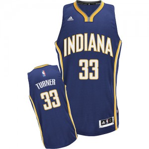 Maillot Adidas Bleu marin Road Swingman Indiana Pacers - Myles Turner #33 - Homme