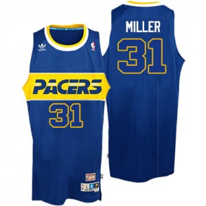 Maillot Authentic Indiana Pacers NBA Rookie Throwback Bleu - #31 Reggie Miller - Homme