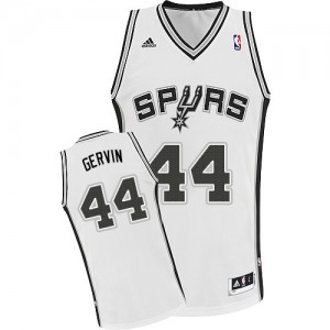 San Antonio Spurs George Gervin #44 Home Swingman Maillot d'équipe de NBA - Blanc pour Homme
