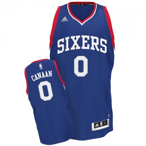 Maillot Swingman Philadelphia 76ers NBA Alternate Bleu royal - #0 Isaiah Canaan - Homme