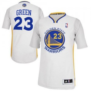 Golden State Warriors #23 Adidas Alternate Blanc Authentic Maillot d'équipe de NBA boutique en ligne - Draymond Green pour Homme