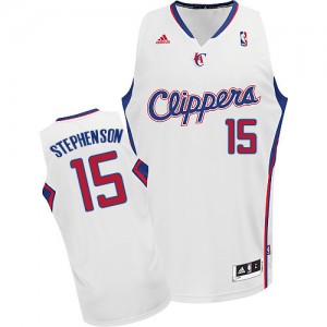 Los Angeles Clippers Lance Stephenson #15 Home Swingman Maillot d'équipe de NBA - Blanc pour Homme