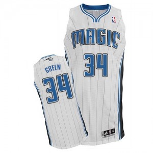 Maillot Adidas Blanc Home Authentic Orlando Magic - Willie Green #34 - Homme