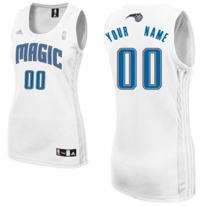 Maillot NBA Orlando Magic Personnalisé Swingman Blanc Adidas Home - Femme