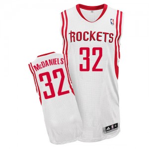 Maillot Authentic Houston Rockets NBA Home Blanc - #32 KJ McDaniels - Homme