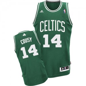 Maillot Swingman Boston Celtics NBA Road Vert (No Blanc) - #14 Bob Cousy - Homme