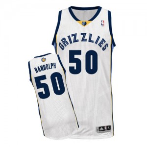 Maillot Authentic Memphis Grizzlies NBA Home Blanc - #50 Zach Randolph - Homme