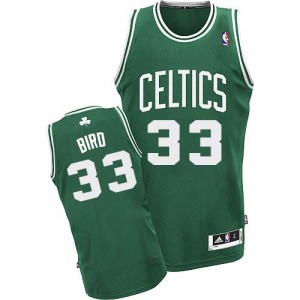 Boston Celtics #33 Adidas Road Vert (No Blanc) Swingman Maillot d'équipe de NBA la meilleure qualité - Larry Bird pour Enfants