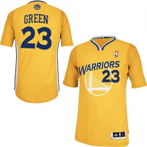 Golden State Warriors #23 Adidas Alternate Or Authentic Maillot d'équipe de NBA pas cher - Draymond Green pour Homme