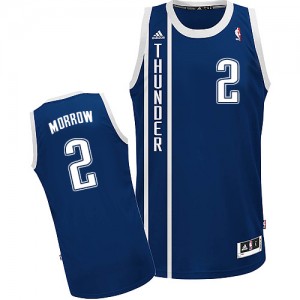Maillot NBA Bleu marin Anthony Morrow #2 Oklahoma City Thunder Alternate Swingman Homme Adidas